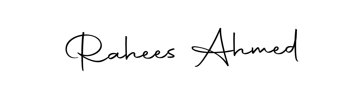 Make a beautiful signature design for name Rahees Ahmed. Use this online signature maker to create a handwritten signature for free. Rahees Ahmed signature style 10 images and pictures png