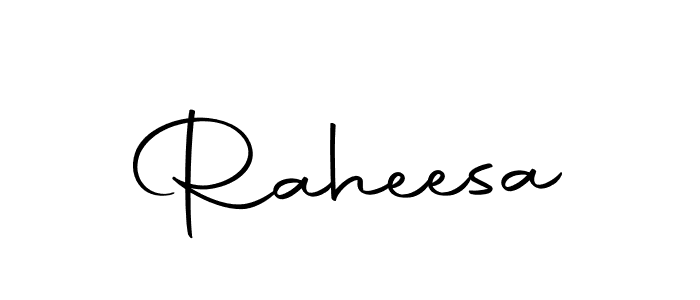 Make a beautiful signature design for name Raheesa. With this signature (Autography-DOLnW) style, you can create a handwritten signature for free. Raheesa signature style 10 images and pictures png