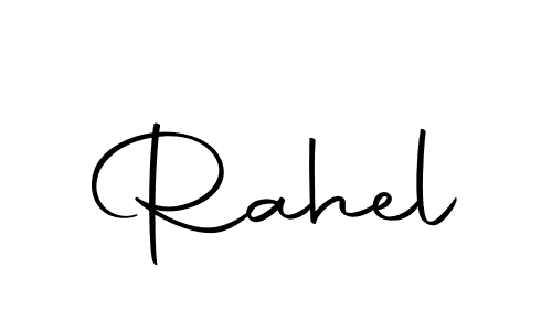 You should practise on your own different ways (Autography-DOLnW) to write your name (Rahel) in signature. don't let someone else do it for you. Rahel signature style 10 images and pictures png