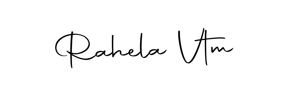 It looks lik you need a new signature style for name Rahela Vtm. Design unique handwritten (Autography-DOLnW) signature with our free signature maker in just a few clicks. Rahela Vtm signature style 10 images and pictures png