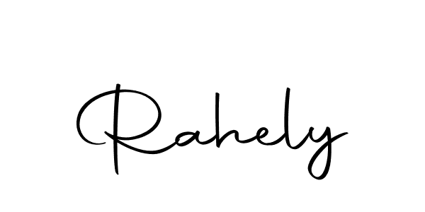 Create a beautiful signature design for name Rahely. With this signature (Autography-DOLnW) fonts, you can make a handwritten signature for free. Rahely signature style 10 images and pictures png