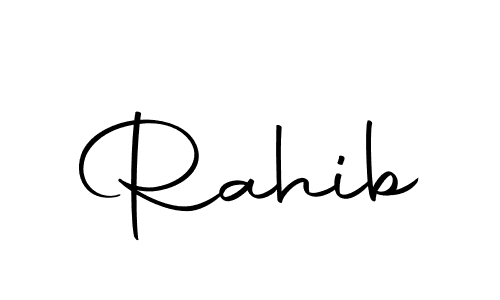 Rahib stylish signature style. Best Handwritten Sign (Autography-DOLnW) for my name. Handwritten Signature Collection Ideas for my name Rahib. Rahib signature style 10 images and pictures png