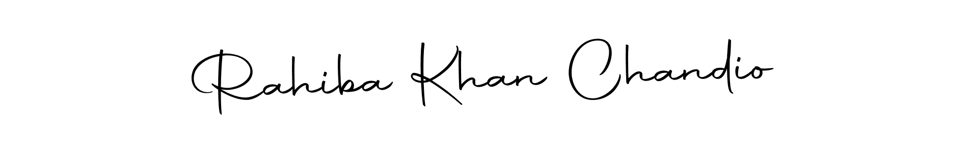 The best way (Autography-DOLnW) to make a short signature is to pick only two or three words in your name. The name Rahiba Khan Chandio include a total of six letters. For converting this name. Rahiba Khan Chandio signature style 10 images and pictures png