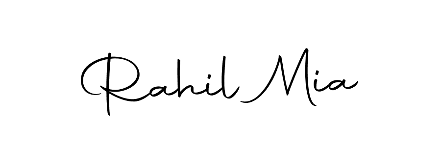 Make a beautiful signature design for name Rahil Mia. Use this online signature maker to create a handwritten signature for free. Rahil Mia signature style 10 images and pictures png