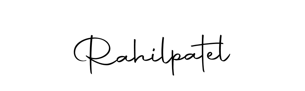 You should practise on your own different ways (Autography-DOLnW) to write your name (Rahilpatel) in signature. don't let someone else do it for you. Rahilpatel signature style 10 images and pictures png