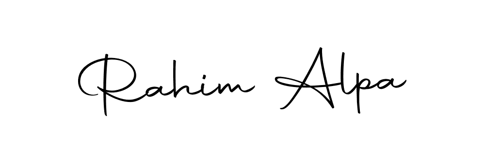 Use a signature maker to create a handwritten signature online. With this signature software, you can design (Autography-DOLnW) your own signature for name Rahim Alpa. Rahim Alpa signature style 10 images and pictures png