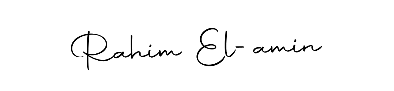 Autography-DOLnW is a professional signature style that is perfect for those who want to add a touch of class to their signature. It is also a great choice for those who want to make their signature more unique. Get Rahim El-amin name to fancy signature for free. Rahim El-amin signature style 10 images and pictures png