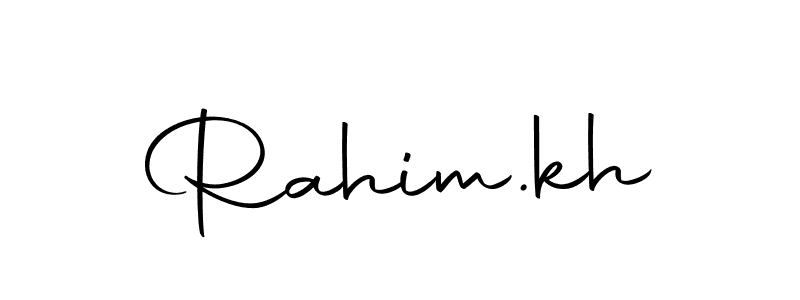 Similarly Autography-DOLnW is the best handwritten signature design. Signature creator online .You can use it as an online autograph creator for name Rahim.kh. Rahim.kh signature style 10 images and pictures png