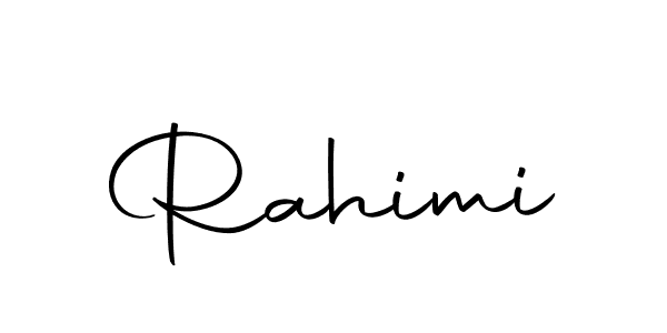 Use a signature maker to create a handwritten signature online. With this signature software, you can design (Autography-DOLnW) your own signature for name Rahimi. Rahimi signature style 10 images and pictures png