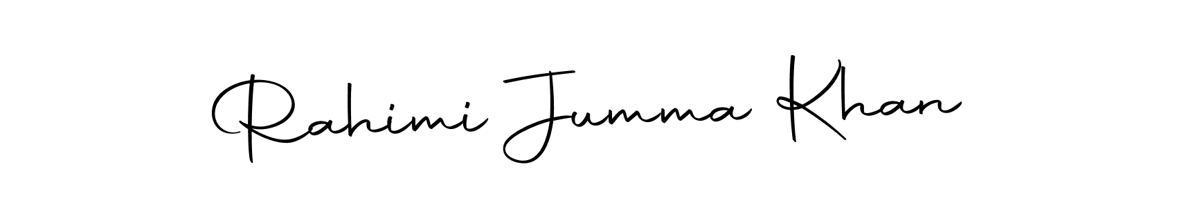 It looks lik you need a new signature style for name Rahimi Jumma Khan. Design unique handwritten (Autography-DOLnW) signature with our free signature maker in just a few clicks. Rahimi Jumma Khan signature style 10 images and pictures png