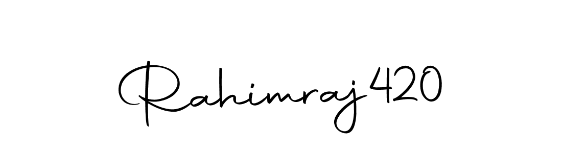 Use a signature maker to create a handwritten signature online. With this signature software, you can design (Autography-DOLnW) your own signature for name Rahimraj420. Rahimraj420 signature style 10 images and pictures png