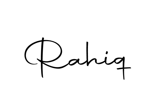 if you are searching for the best signature style for your name Rahiq. so please give up your signature search. here we have designed multiple signature styles  using Autography-DOLnW. Rahiq signature style 10 images and pictures png