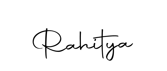 You can use this online signature creator to create a handwritten signature for the name Rahitya. This is the best online autograph maker. Rahitya signature style 10 images and pictures png