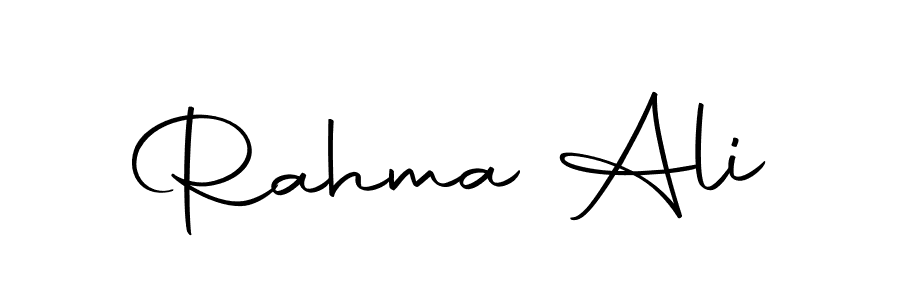 Similarly Autography-DOLnW is the best handwritten signature design. Signature creator online .You can use it as an online autograph creator for name Rahma Ali. Rahma Ali signature style 10 images and pictures png