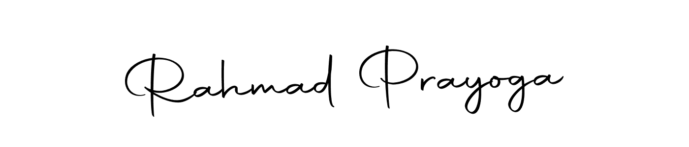 Design your own signature with our free online signature maker. With this signature software, you can create a handwritten (Autography-DOLnW) signature for name Rahmad Prayoga. Rahmad Prayoga signature style 10 images and pictures png