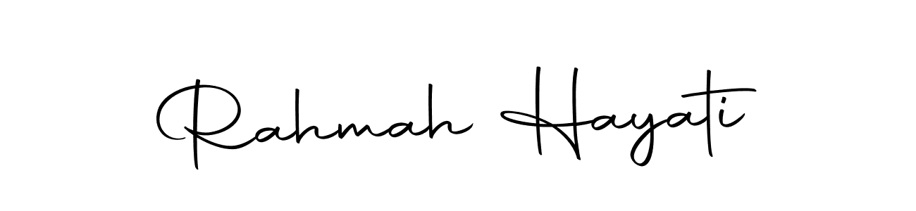 Rahmah Hayati stylish signature style. Best Handwritten Sign (Autography-DOLnW) for my name. Handwritten Signature Collection Ideas for my name Rahmah Hayati. Rahmah Hayati signature style 10 images and pictures png