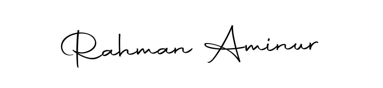 Make a short Rahman Aminur signature style. Manage your documents anywhere anytime using Autography-DOLnW. Create and add eSignatures, submit forms, share and send files easily. Rahman Aminur signature style 10 images and pictures png