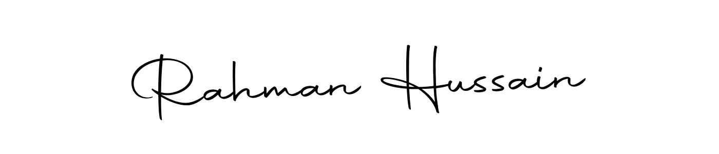 Autography-DOLnW is a professional signature style that is perfect for those who want to add a touch of class to their signature. It is also a great choice for those who want to make their signature more unique. Get Rahman Hussain name to fancy signature for free. Rahman Hussain signature style 10 images and pictures png