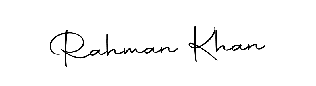 How to make Rahman Khan name signature. Use Autography-DOLnW style for creating short signs online. This is the latest handwritten sign. Rahman Khan signature style 10 images and pictures png