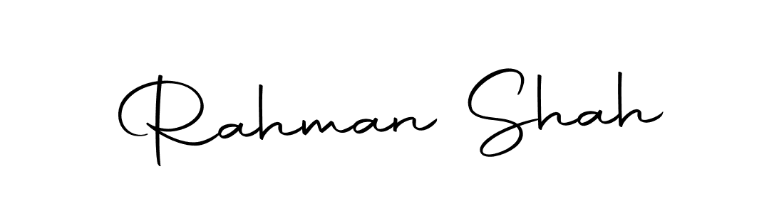 How to make Rahman Shah name signature. Use Autography-DOLnW style for creating short signs online. This is the latest handwritten sign. Rahman Shah signature style 10 images and pictures png