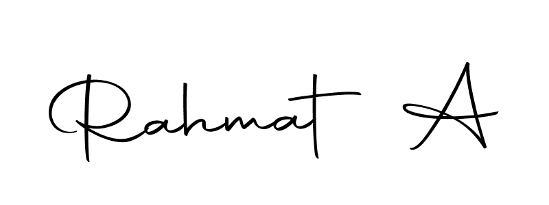 Autography-DOLnW is a professional signature style that is perfect for those who want to add a touch of class to their signature. It is also a great choice for those who want to make their signature more unique. Get Rahmat A name to fancy signature for free. Rahmat A signature style 10 images and pictures png