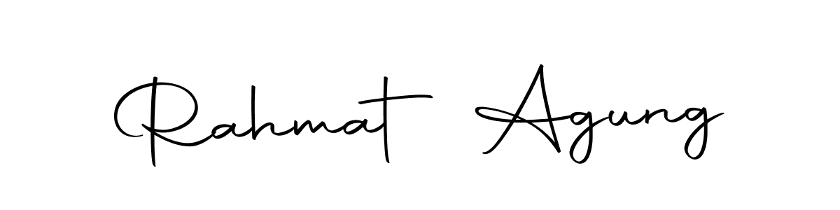 Rahmat Agung stylish signature style. Best Handwritten Sign (Autography-DOLnW) for my name. Handwritten Signature Collection Ideas for my name Rahmat Agung. Rahmat Agung signature style 10 images and pictures png