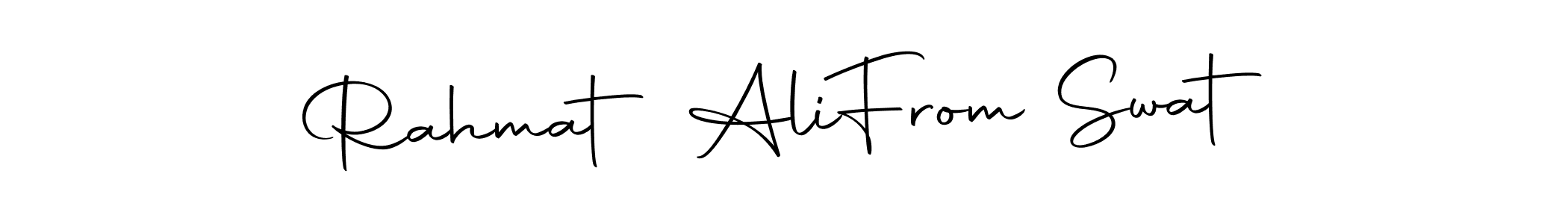 Use a signature maker to create a handwritten signature online. With this signature software, you can design (Autography-DOLnW) your own signature for name Rahmat Ali  From Swat. Rahmat Ali  From Swat signature style 10 images and pictures png