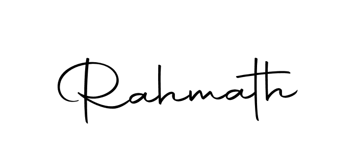 You should practise on your own different ways (Autography-DOLnW) to write your name (Rahmath) in signature. don't let someone else do it for you. Rahmath signature style 10 images and pictures png