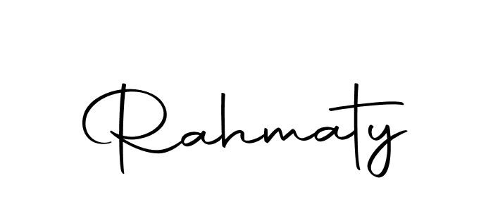 How to make Rahmaty signature? Autography-DOLnW is a professional autograph style. Create handwritten signature for Rahmaty name. Rahmaty signature style 10 images and pictures png