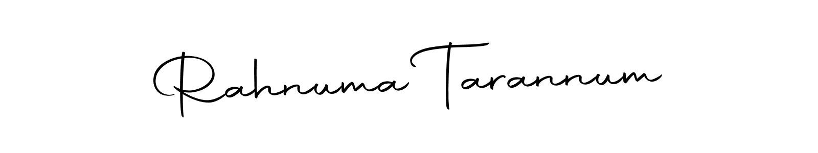 Create a beautiful signature design for name Rahnuma Tarannum. With this signature (Autography-DOLnW) fonts, you can make a handwritten signature for free. Rahnuma Tarannum signature style 10 images and pictures png