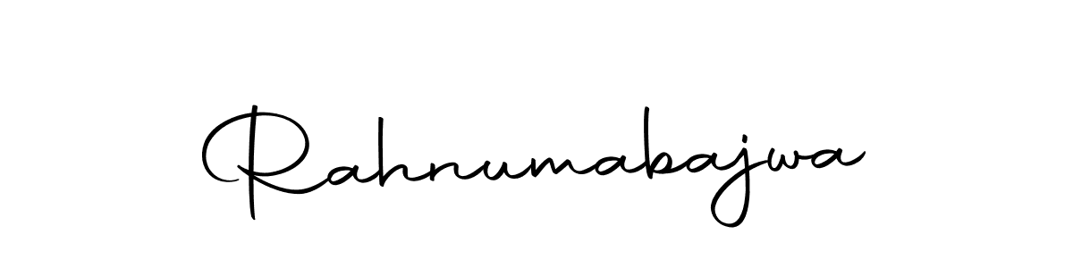 Create a beautiful signature design for name Rahnumabajwa. With this signature (Autography-DOLnW) fonts, you can make a handwritten signature for free. Rahnumabajwa signature style 10 images and pictures png