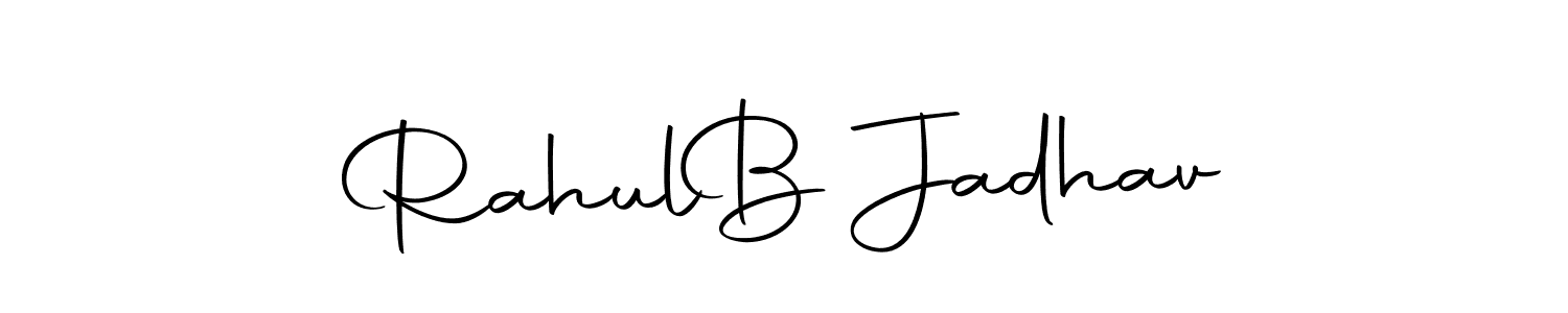 Autography-DOLnW is a professional signature style that is perfect for those who want to add a touch of class to their signature. It is also a great choice for those who want to make their signature more unique. Get Rahul  B Jadhav name to fancy signature for free. Rahul  B Jadhav signature style 10 images and pictures png