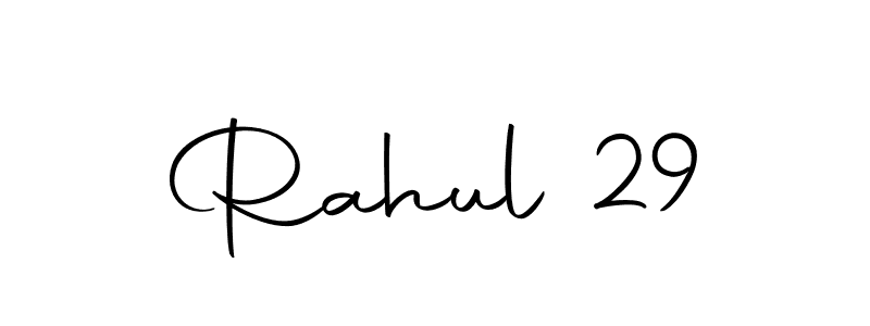 Design your own signature with our free online signature maker. With this signature software, you can create a handwritten (Autography-DOLnW) signature for name Rahul 29. Rahul 29 signature style 10 images and pictures png