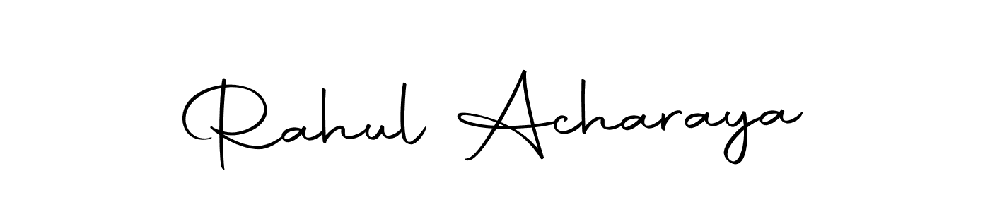 Here are the top 10 professional signature styles for the name Rahul Acharaya. These are the best autograph styles you can use for your name. Rahul Acharaya signature style 10 images and pictures png