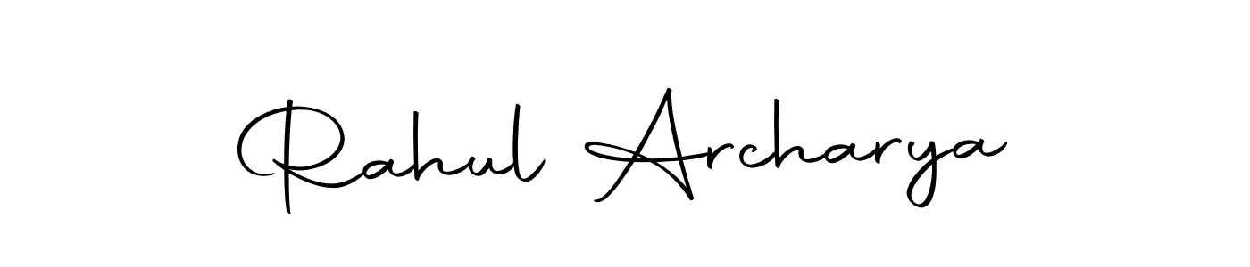 Make a beautiful signature design for name Rahul Archarya. Use this online signature maker to create a handwritten signature for free. Rahul Archarya signature style 10 images and pictures png