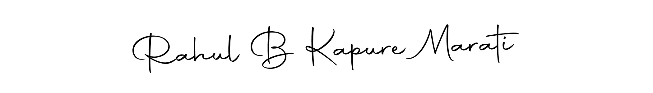 Once you've used our free online signature maker to create your best signature Autography-DOLnW style, it's time to enjoy all of the benefits that Rahul B Kapure Marati name signing documents. Rahul B Kapure Marati signature style 10 images and pictures png