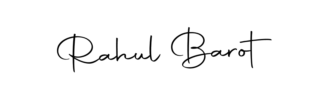 Create a beautiful signature design for name Rahul Barot. With this signature (Autography-DOLnW) fonts, you can make a handwritten signature for free. Rahul Barot signature style 10 images and pictures png