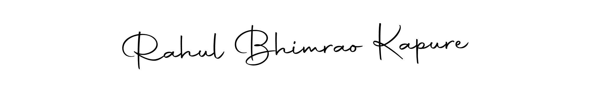 Make a beautiful signature design for name Rahul Bhimrao Kapure. With this signature (Autography-DOLnW) style, you can create a handwritten signature for free. Rahul Bhimrao Kapure signature style 10 images and pictures png