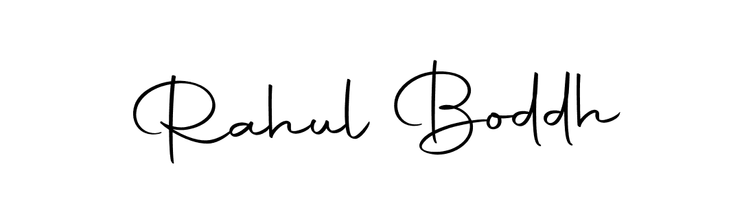 How to make Rahul Boddh name signature. Use Autography-DOLnW style for creating short signs online. This is the latest handwritten sign. Rahul Boddh signature style 10 images and pictures png