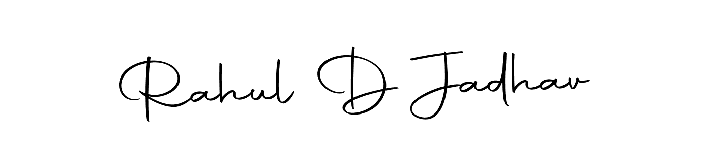 Autography-DOLnW is a professional signature style that is perfect for those who want to add a touch of class to their signature. It is also a great choice for those who want to make their signature more unique. Get Rahul D Jadhav name to fancy signature for free. Rahul D Jadhav signature style 10 images and pictures png
