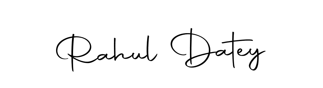 You can use this online signature creator to create a handwritten signature for the name Rahul Datey. This is the best online autograph maker. Rahul Datey signature style 10 images and pictures png