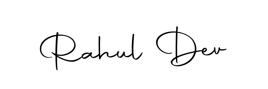 Similarly Autography-DOLnW is the best handwritten signature design. Signature creator online .You can use it as an online autograph creator for name Rahul Dev. Rahul Dev signature style 10 images and pictures png
