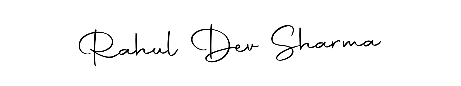 Use a signature maker to create a handwritten signature online. With this signature software, you can design (Autography-DOLnW) your own signature for name Rahul Dev Sharma. Rahul Dev Sharma signature style 10 images and pictures png