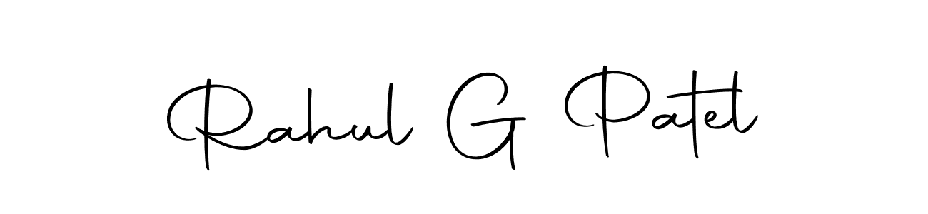 Make a beautiful signature design for name Rahul G Patel. With this signature (Autography-DOLnW) style, you can create a handwritten signature for free. Rahul G Patel signature style 10 images and pictures png