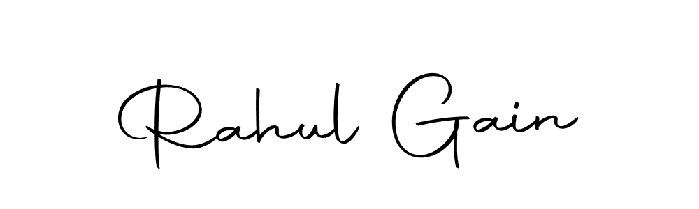 You should practise on your own different ways (Autography-DOLnW) to write your name (Rahul Gain) in signature. don't let someone else do it for you. Rahul Gain signature style 10 images and pictures png