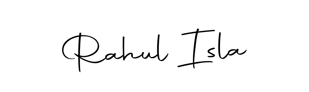 Rahul Isla stylish signature style. Best Handwritten Sign (Autography-DOLnW) for my name. Handwritten Signature Collection Ideas for my name Rahul Isla. Rahul Isla signature style 10 images and pictures png