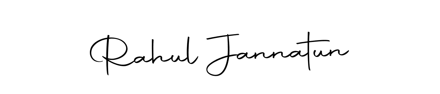 Design your own signature with our free online signature maker. With this signature software, you can create a handwritten (Autography-DOLnW) signature for name Rahul Jannatun. Rahul Jannatun signature style 10 images and pictures png