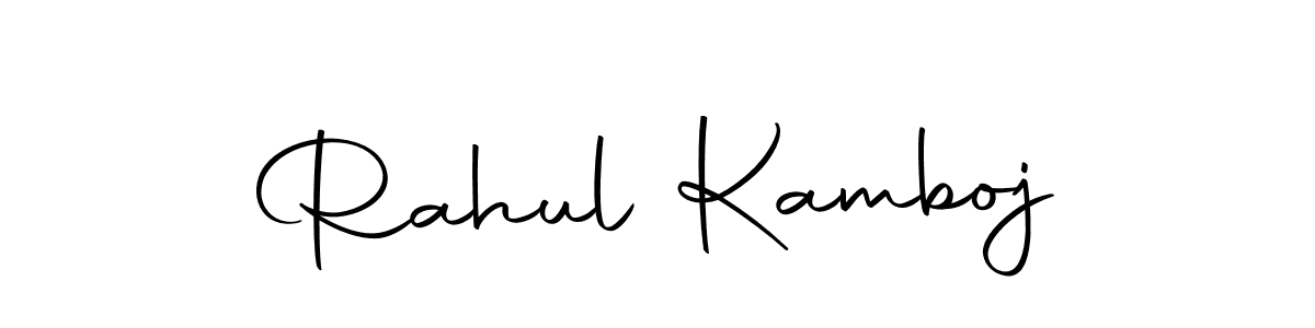 Make a beautiful signature design for name Rahul Kamboj. With this signature (Autography-DOLnW) style, you can create a handwritten signature for free. Rahul Kamboj signature style 10 images and pictures png