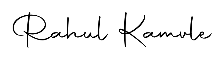 Give your name Rahul Kamvle an exquisite flair with the Autography-DOLnW script font. Ideal for contracts, resumes, and formal letterheads. Rahul Kamvle signature style 10 images and pictures png