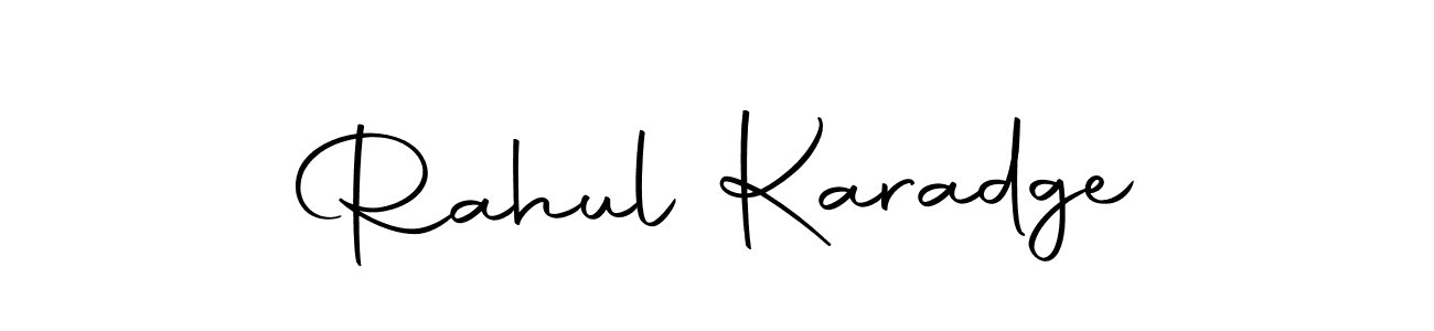 Also we have Rahul Karadge name is the best signature style. Create professional handwritten signature collection using Autography-DOLnW autograph style. Rahul Karadge signature style 10 images and pictures png